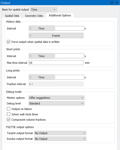 output widget output widget