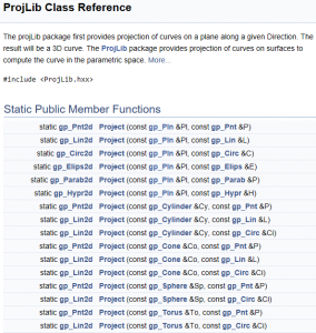 OpenCASCADE点向平面投影-卡核