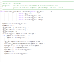 OpenCASCADE点向直线投影-卡核