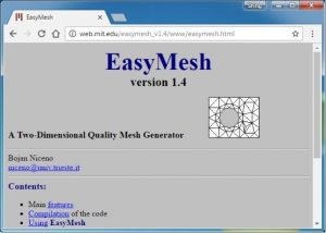 EasyMesh - A Two-Dimensional Quality Mesh Generator-卡核
