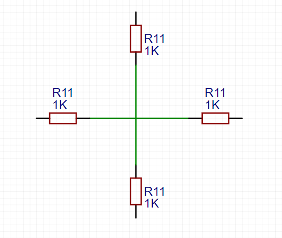 立创EDA学习笔记二十七：原理图导线的交叉点是否连通（节点问题）-卡核
