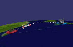 第18.4节 OE3.1实例-导弹在地球上沿路径飞行-卡核
