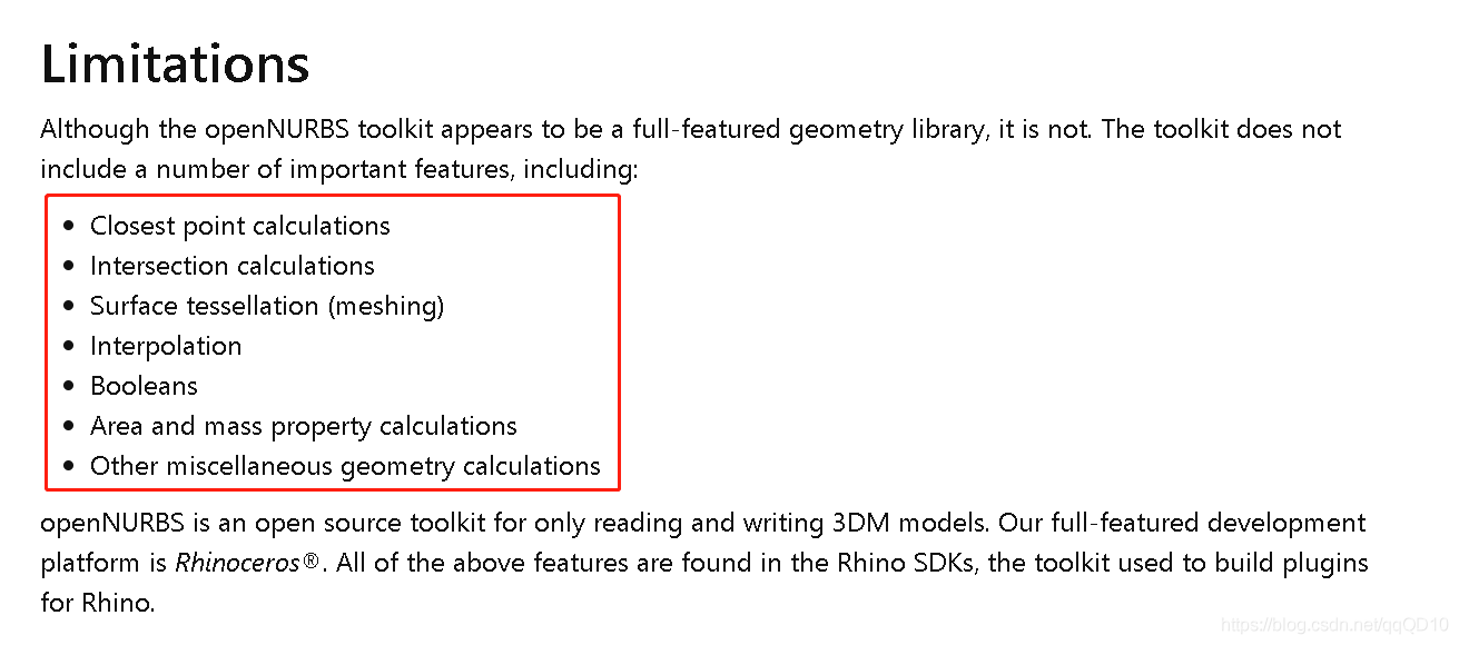 Opennurbs Limitations && BRL-CAD-卡核