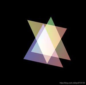 WebGL入门(三十八)-绘制透明三维物体，通过α混合绘制透明三角形-卡核