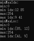 OpenCV-最值计算cv::minMaxIdx&cv::minMaxLoc-卡核