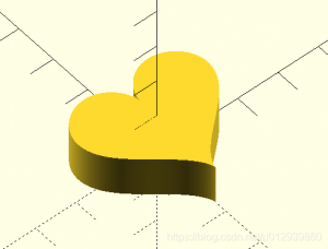 openscad 利用2D创建3D-卡核