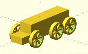 openscad 模块编程与流程控制-卡核