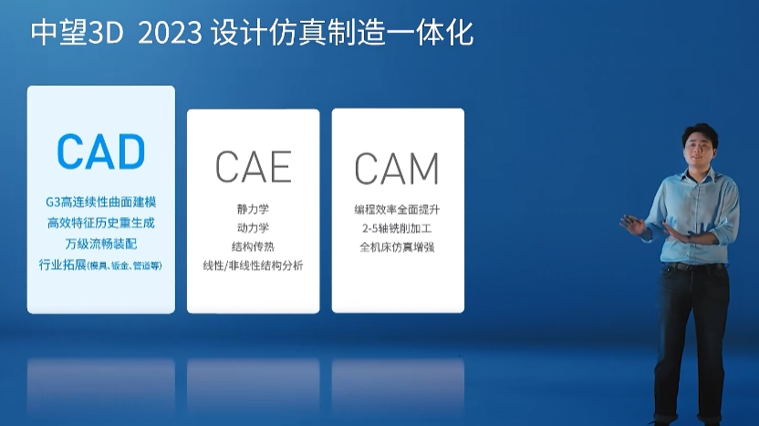 中望3D 2023新版发布会：设计仿真制造一体化-卡核