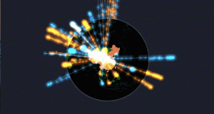 Gio.js 基于 Three.js 的 Web3D 地球数据可视化库-卡核