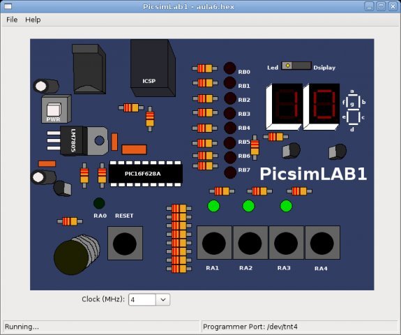 PICsim 微控制器模拟器-卡核