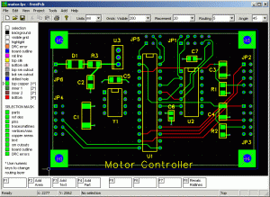 FreePCB PCB版图设计工具-卡核