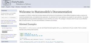 statsmodels 统计建模和计量经济学-卡核