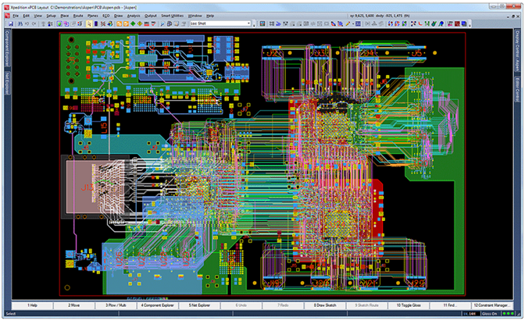单一，综合规划，布局和布线编辑环境