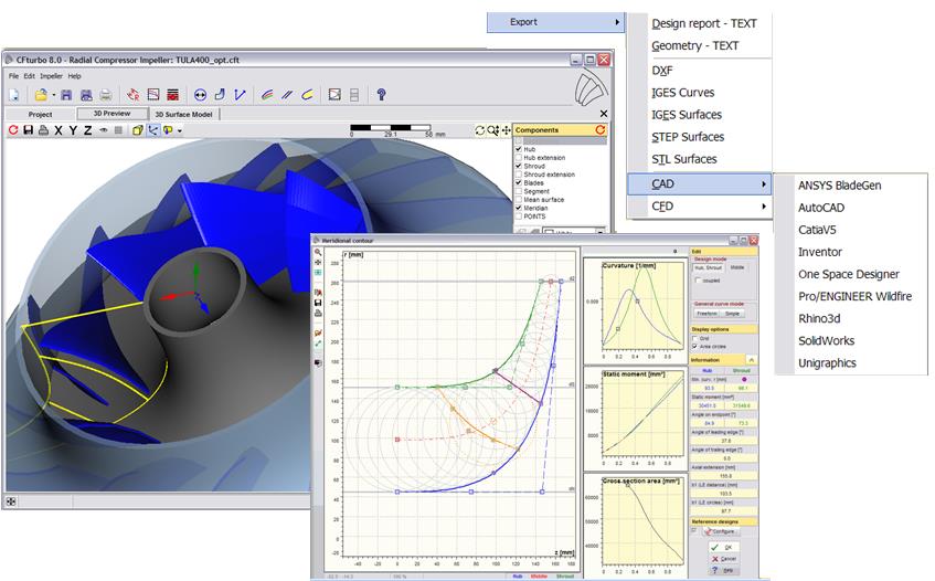 CFturbo 旋转机械设计软件-卡核